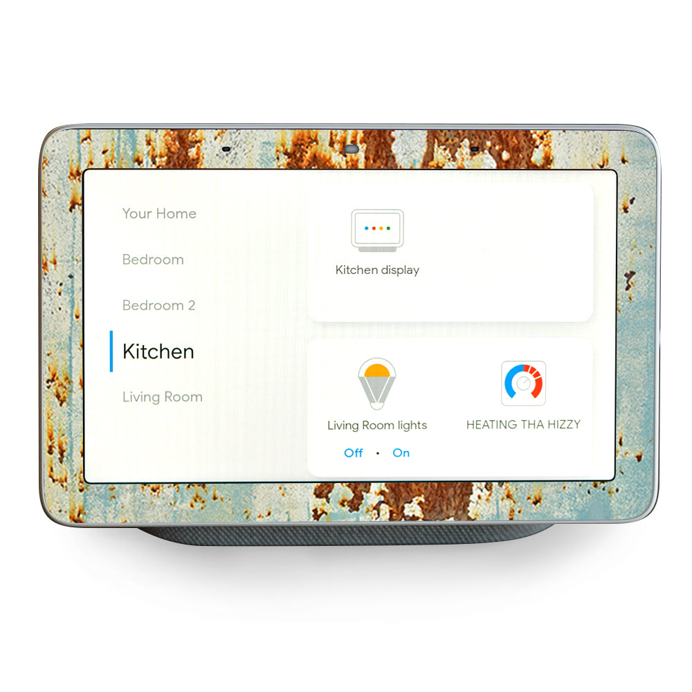 Rust Panel Metal Panel Google Home Hub Skin