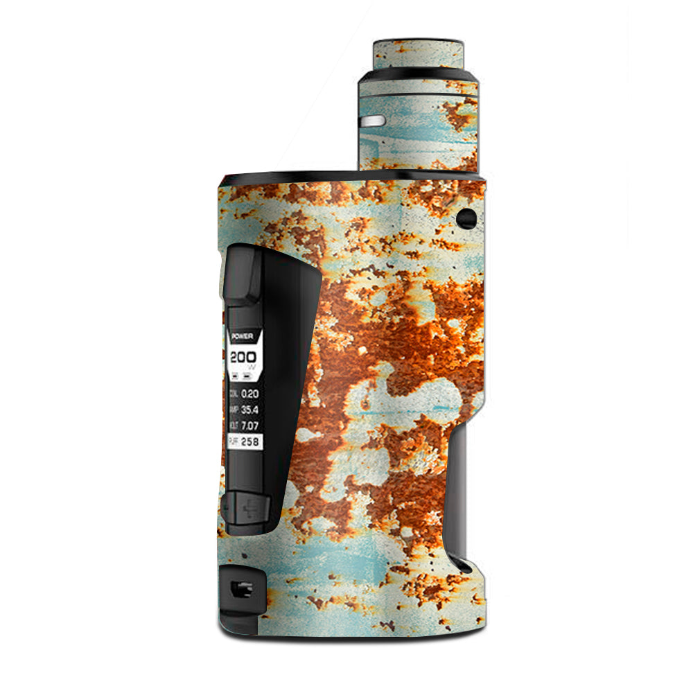  Rust Panel Metal Panel G Box Squonk Geek Vape Skin