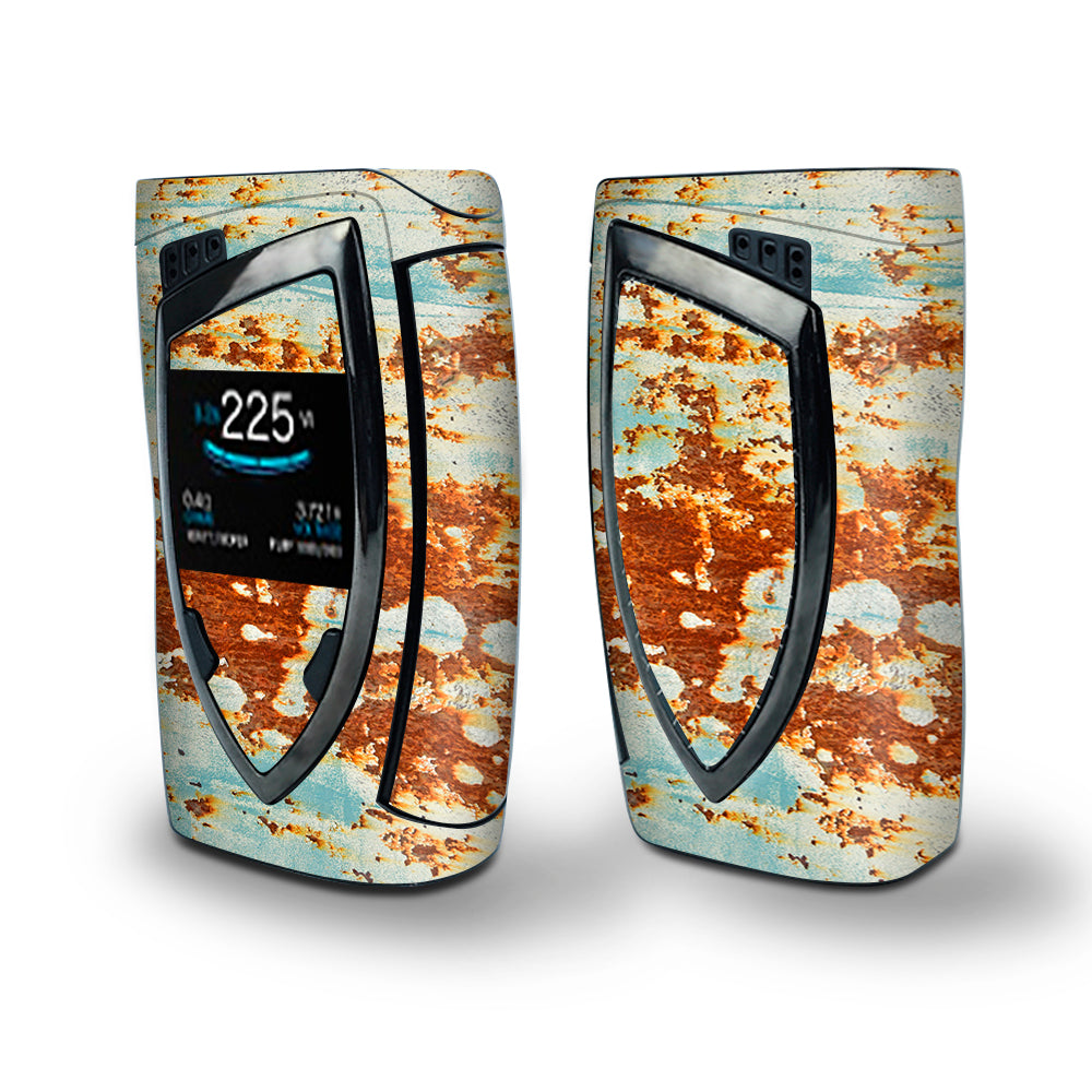 Skin Decal Vinyl Wrap for Smok Devilkin Kit 225w Vape (includes TFV12 Prince Tank Skins) skins cover / Rust Panel Metal panel