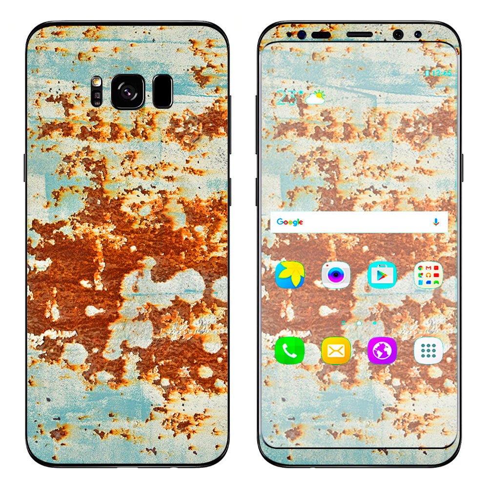  Rust Panel Metal Panel Samsung Galaxy S8 Plus Skin