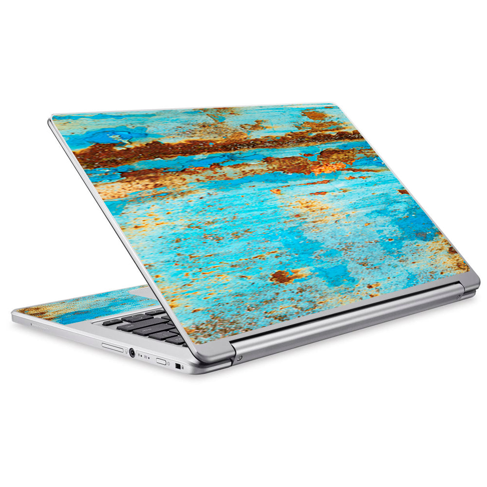  Baby Blue Truck Rust Acer Chromebook R13 Skin