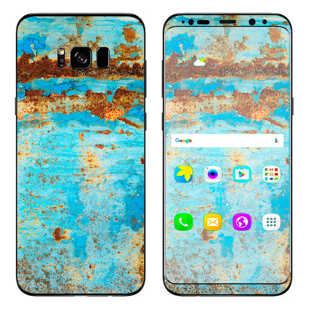  Baby Blue Truck Rust Samsung Galaxy S8 Plus Skin