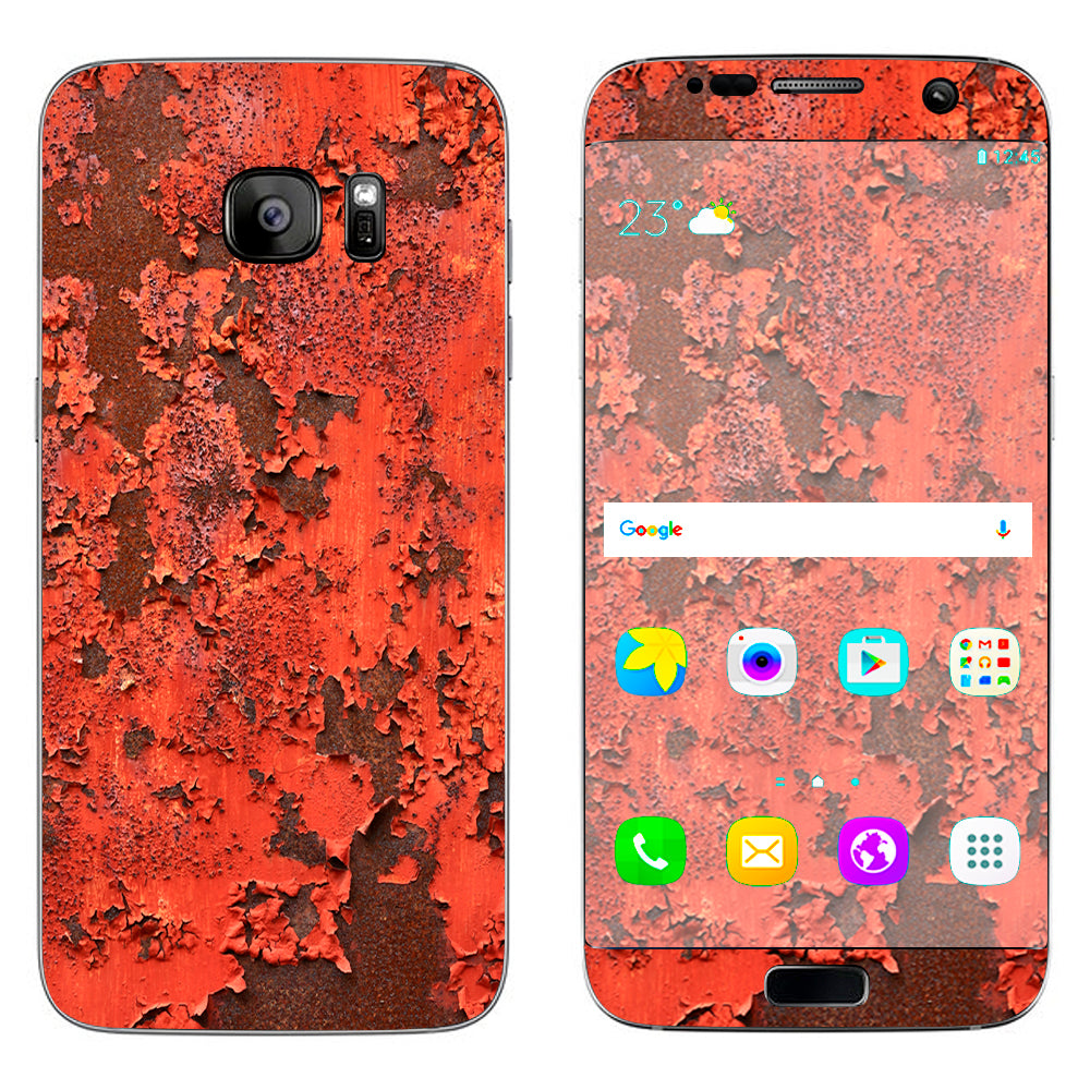  Red Rust Samsung Galaxy S7 Edge Skin