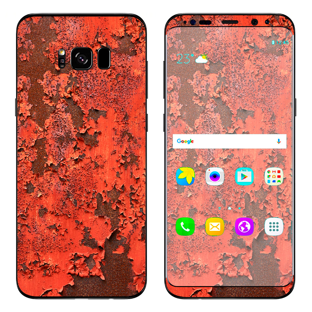  Red Rust Samsung Galaxy S8 Skin