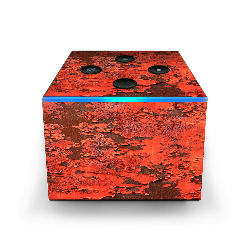  Red Rust Amazon Fire TV Cube Skin