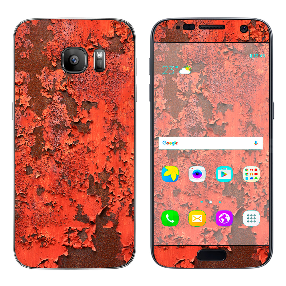  Red Rust Samsung Galaxy S7 Skin