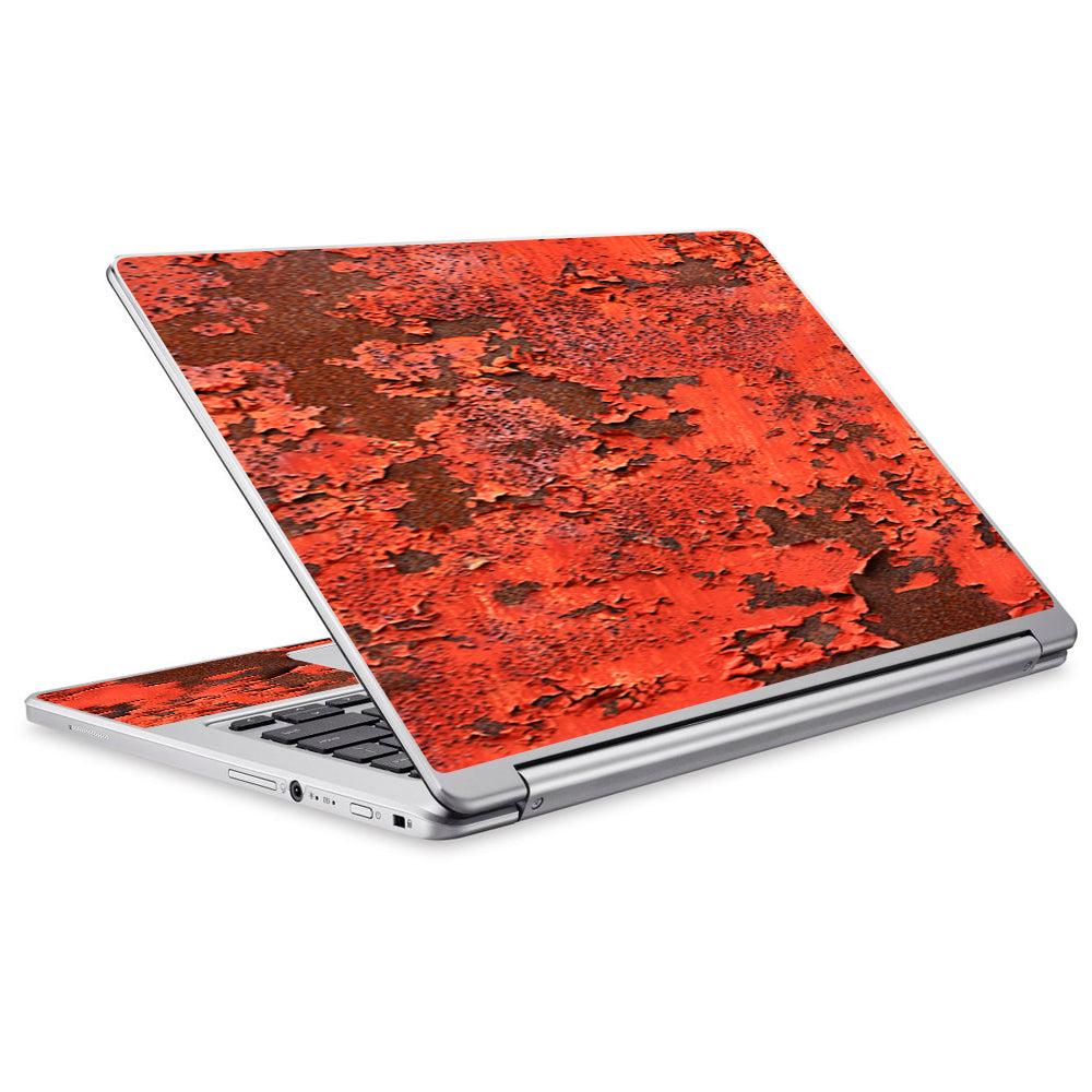  Red Rust Acer Chromebook R13 Skin