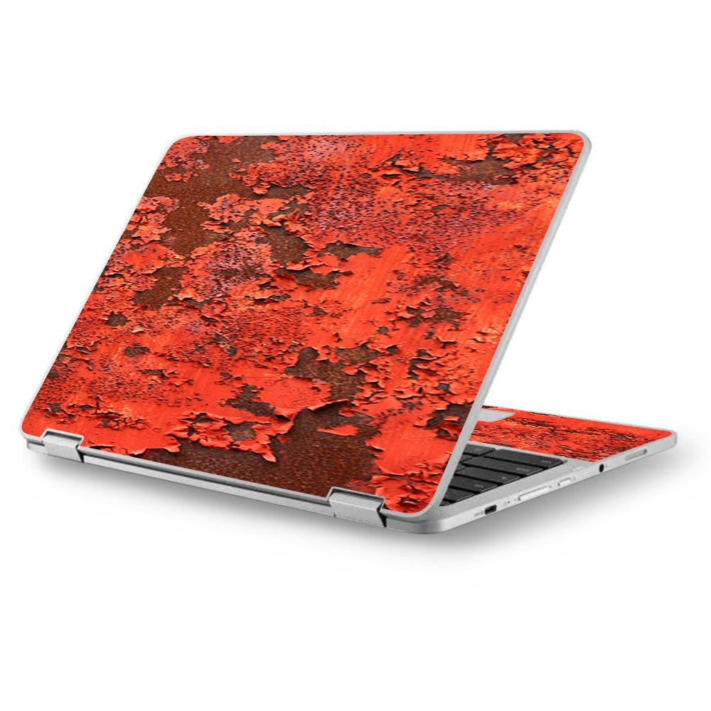  Red Rust Asus Chromebook Flip 12.5" Skin