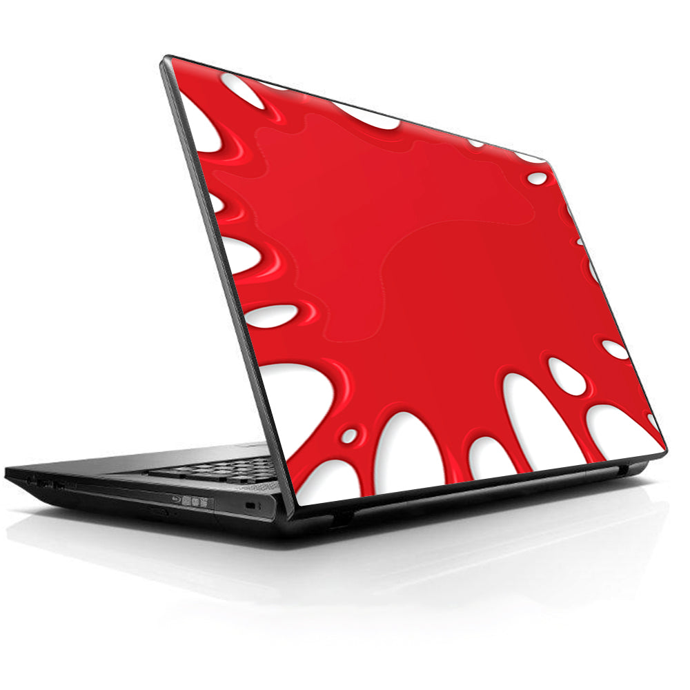  Red Stretch Slime Blood HP Dell Compaq Mac Asus Acer 13 to 16 inch Skin