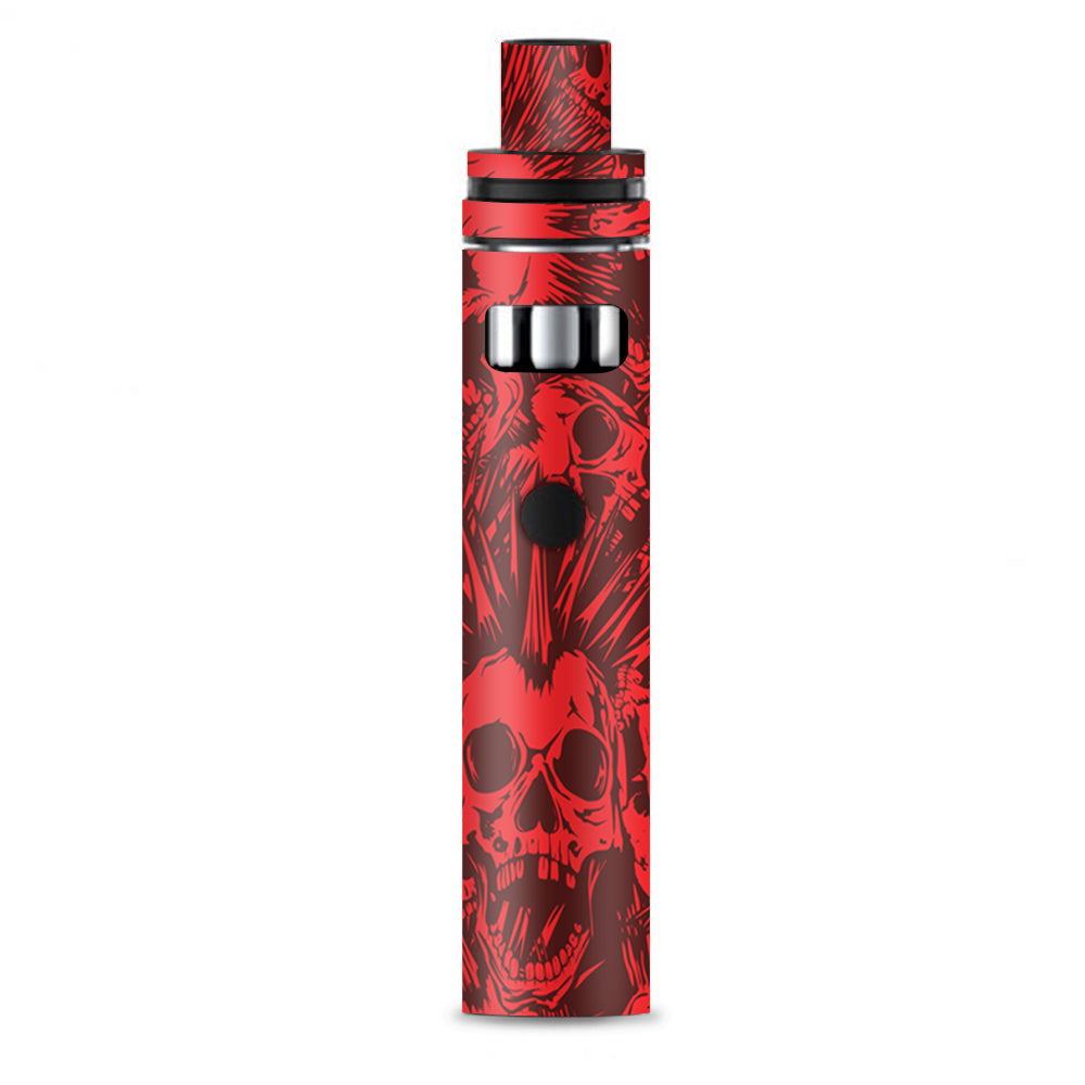  Red Punk Skulls Liberty Spikes Smok Stick AIO Skin