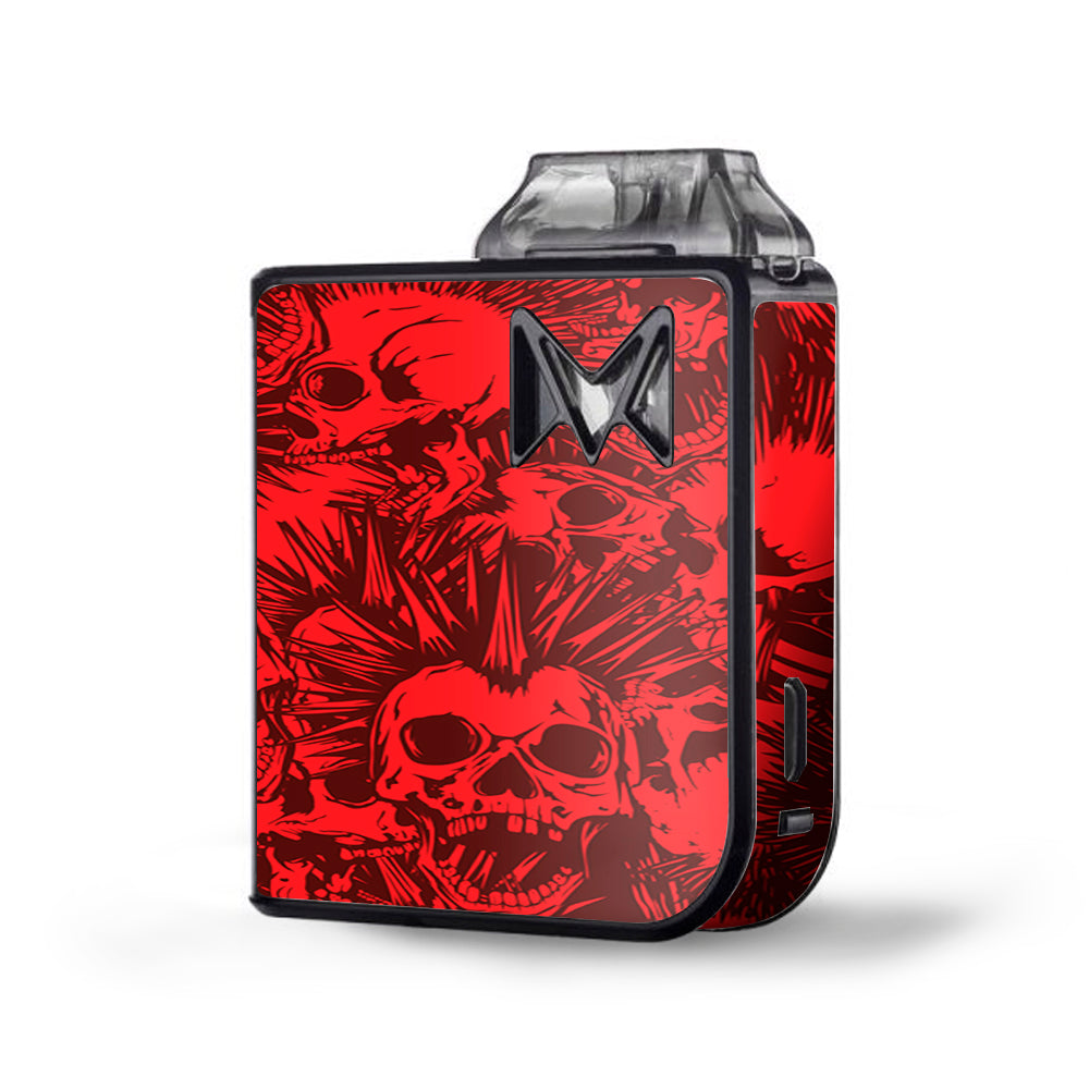  Red Punk Skulls Liberty Spikes Mipod Mi Pod Skin
