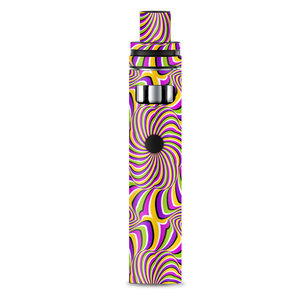  Psychedelic Swirls Motion Holographic Smok Stick AIO Skin