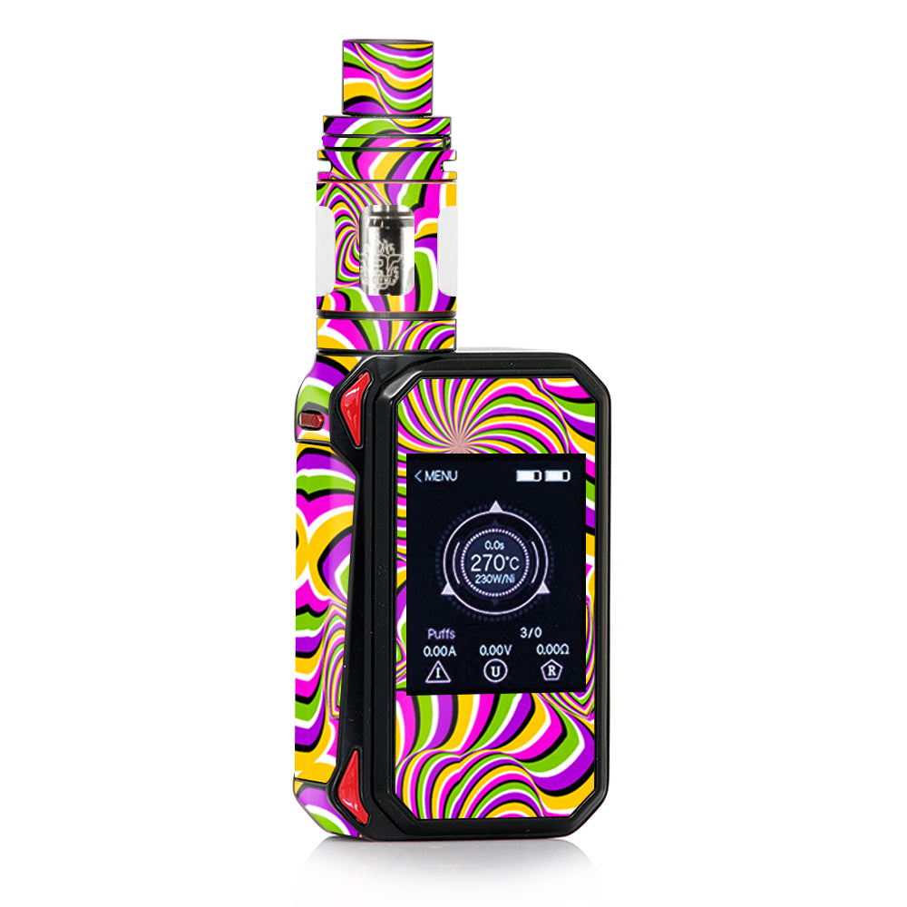  Psychedelic Swirls Motion Holographic Smok G-priv 2 Skin