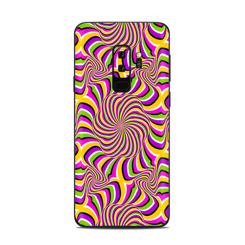  Psychedelic Swirls Motion Holographic Samsung Galaxy S9 Plus Skin