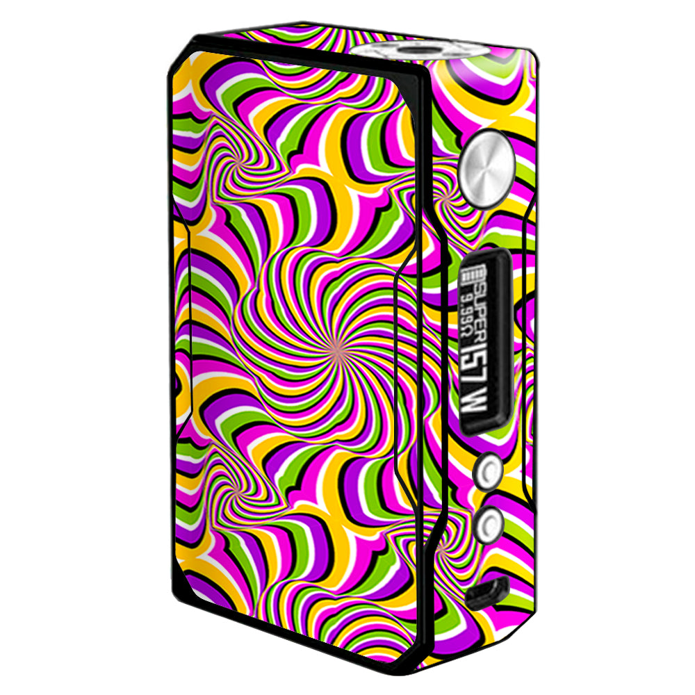  Psychedelic Swirls Motion Holographic Voopoo Drag 157w Skin