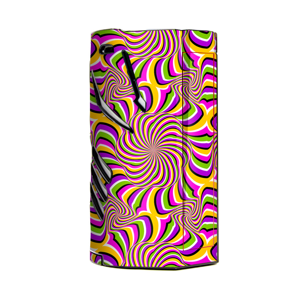  Psychedelic Swirls Motion Holographic T-Priv 3 Smok Skin