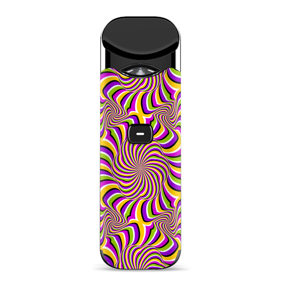 Psychedelic Swirls Motion Holographic Smok Nord Skin