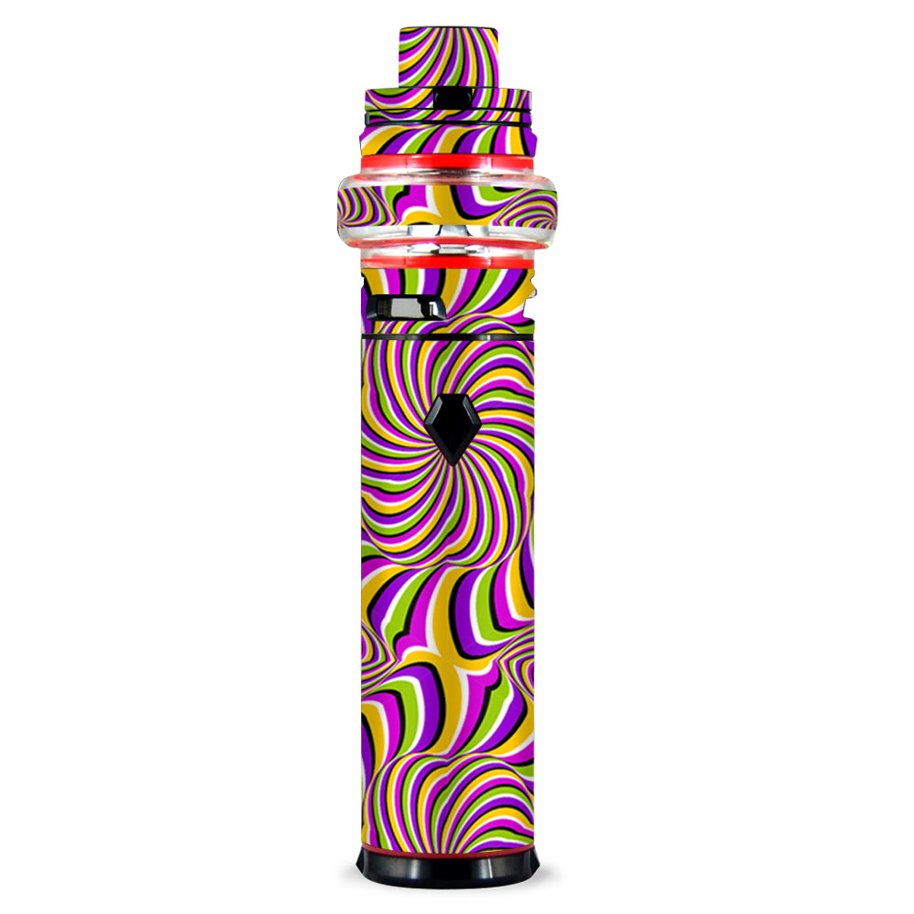  Psychedelic Swirls Motion Holographic Smok stick V9 Max Skin