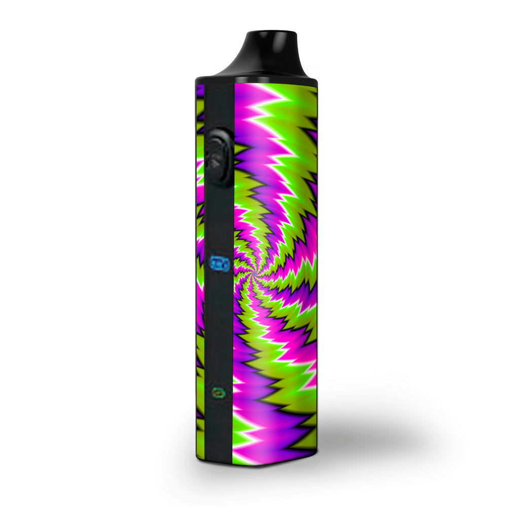  Psychedelic Moving Purple Green Swirls Pulsar APX Skin