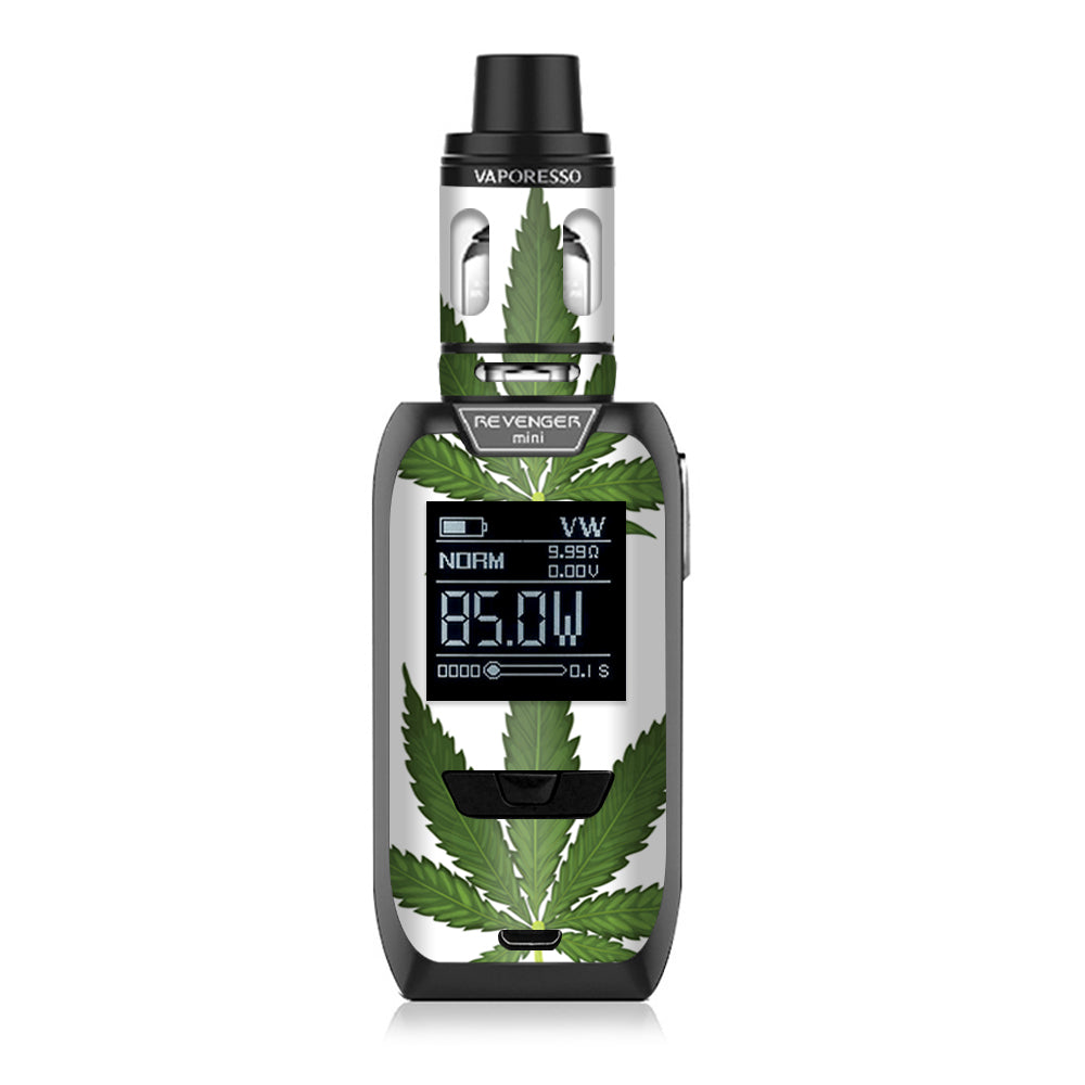 Pot Leaf Weed Marijuana Bud Vaporesso Revenger Mini 85w Skin