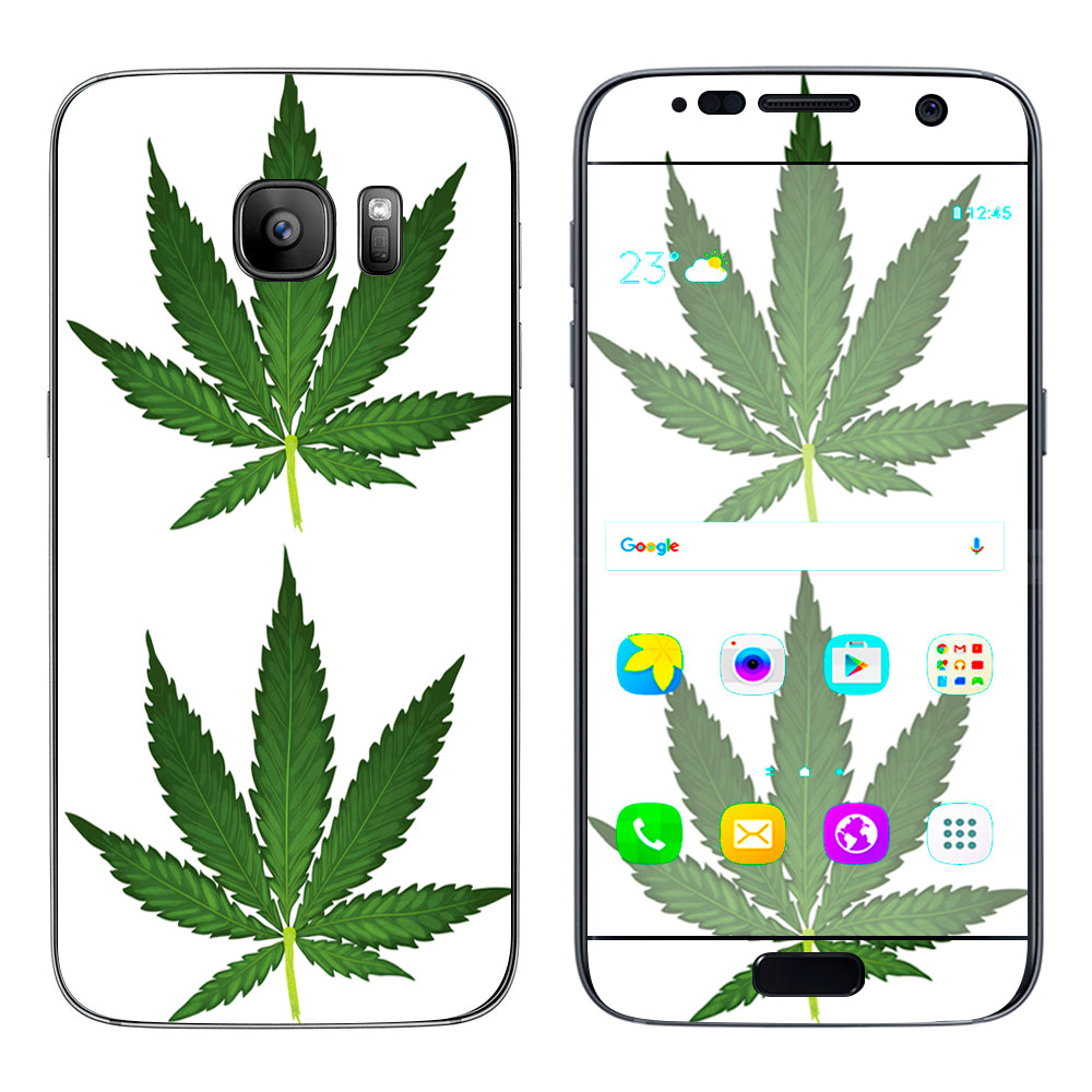  Pot Leaf Weed Marijuana Bud Samsung Galaxy S7 Skin