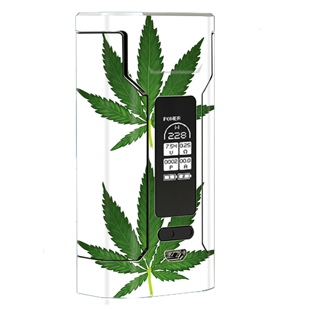  Pot Leaf Weed Marijuana Bud Wismec Predator 228W Skin