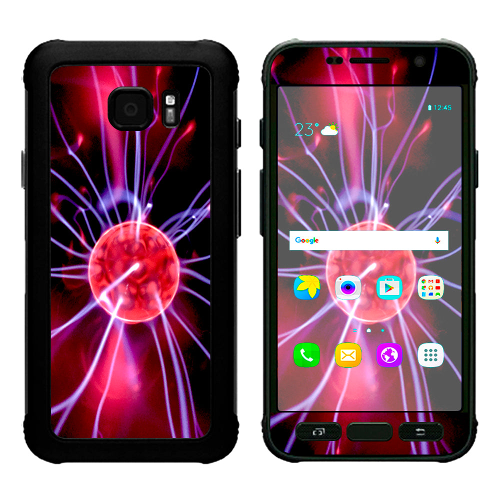  Plasma Ball Electricity Bolts Samsung Galaxy S7 Active Skin