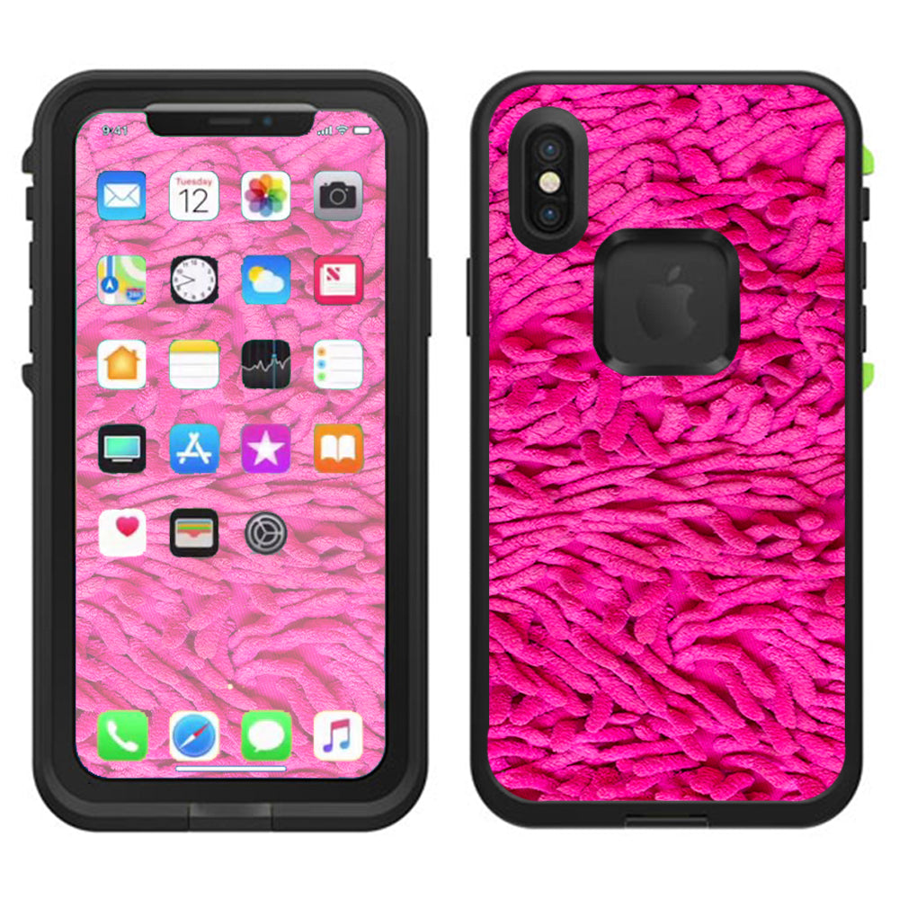  Pink Shag Shagadelic Baby Lifeproof Fre Case iPhone X Skin