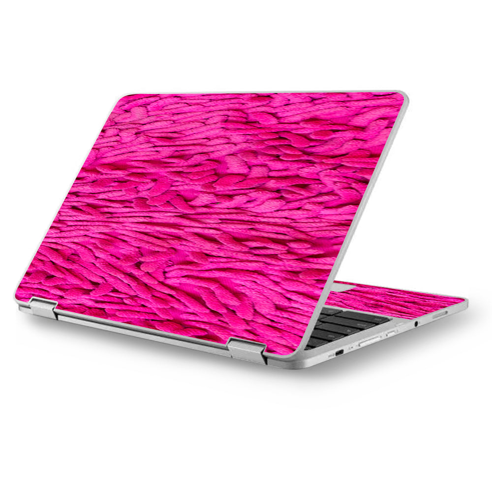  Pink Shag Shagadelic Baby Asus Chromebook Flip 12.5" Skin