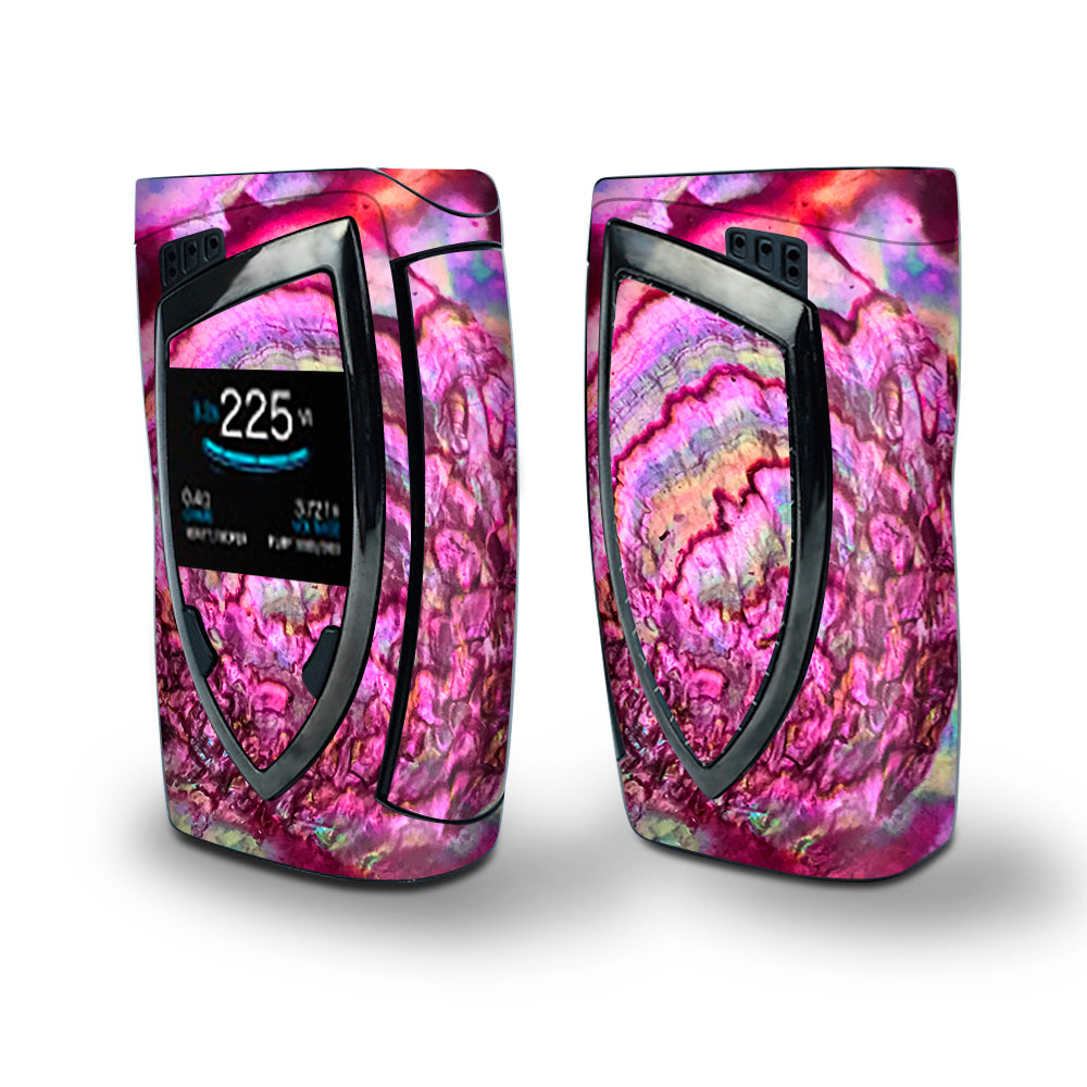 Skin Decal Vinyl Wrap for Smok Devilkin Kit 225w Vape (includes TFV12 Prince Tank Skins) skins cover / Pink Abalone Shell Sea Opal