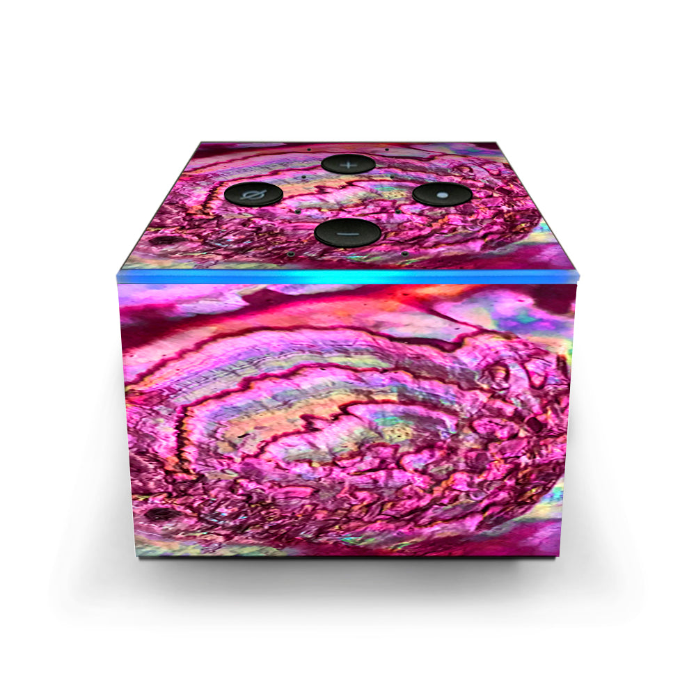  Pink Abalone Shell Sea Opal Amazon Fire TV Cube Skin