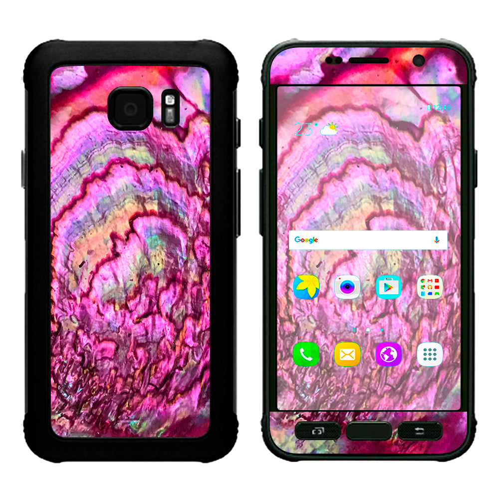  Pink Abalone Shell Sea Opal Samsung Galaxy S7 Active Skin