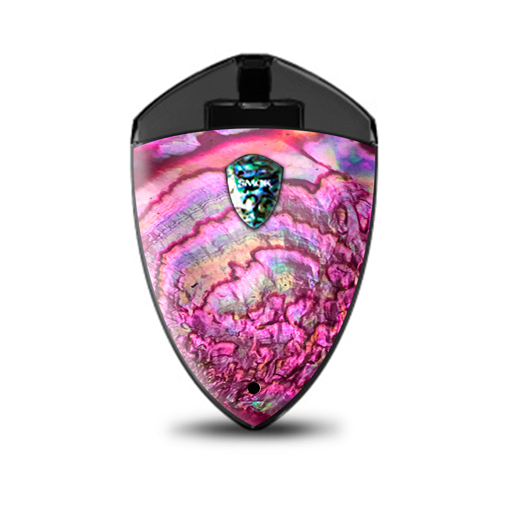 Pink Abalone Shell Sea Opal Smok Rolo Badge Skin