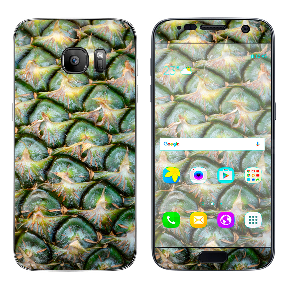  Pineapple Outside Peel Samsung Galaxy S7 Skin