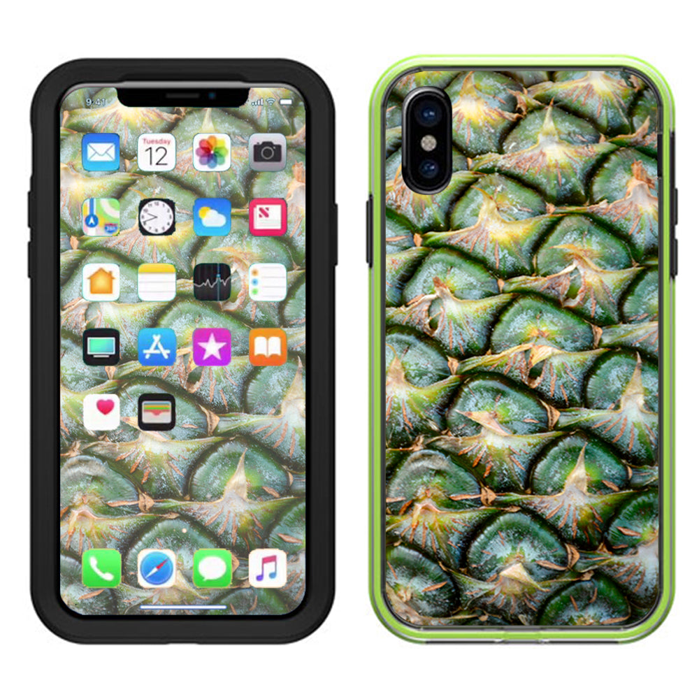  Pineapple Outside Peel Lifeproof Slam Case iPhone X Skin