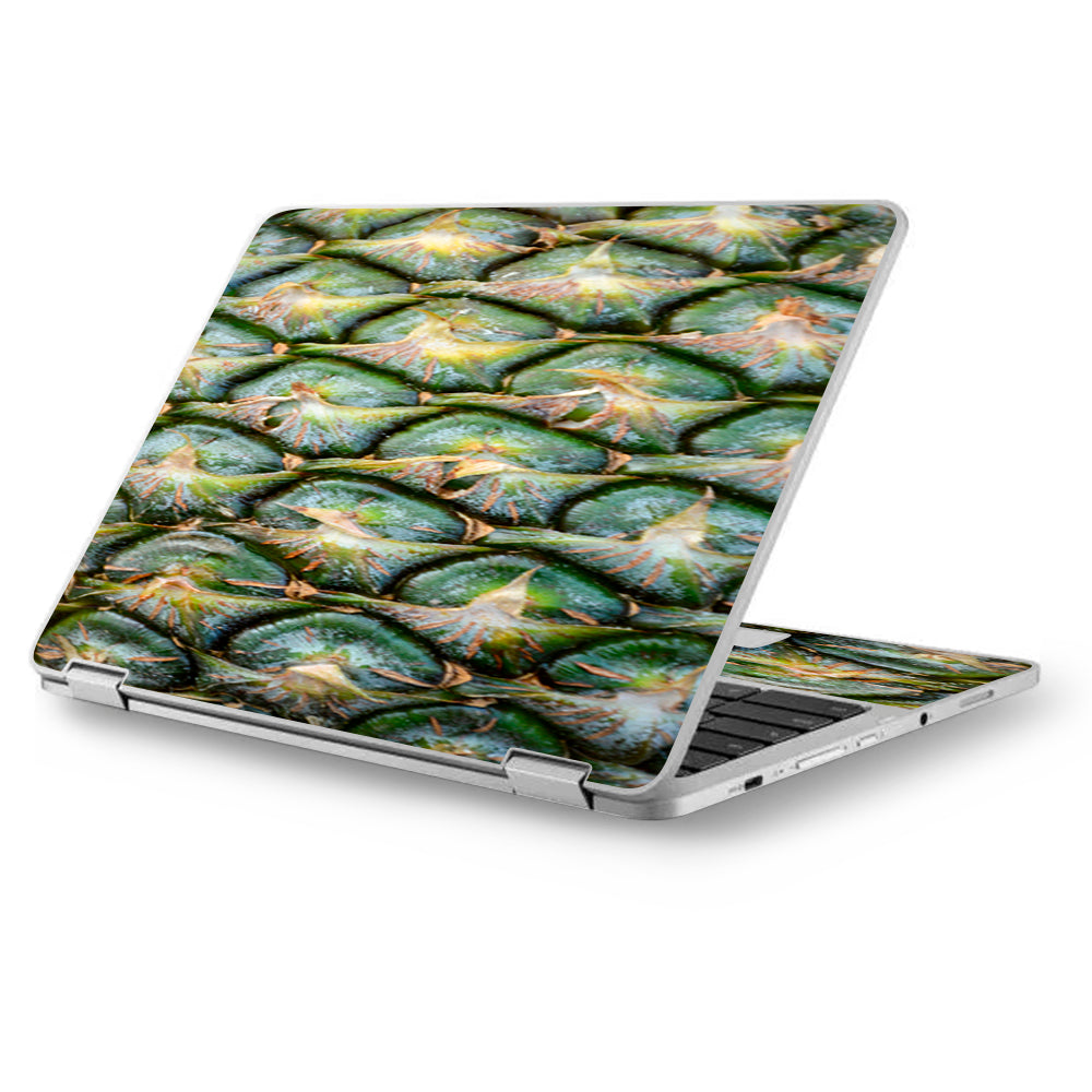  Pineapple Outside Peel Asus Chromebook Flip 12.5" Skin