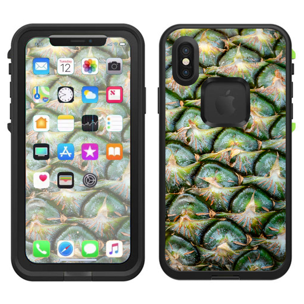  Pineapple Outside Peel Lifeproof Fre Case iPhone X Skin