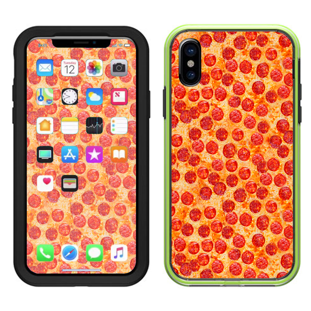  Pepperoni Pizza Yum Lifeproof Slam Case iPhone X Skin