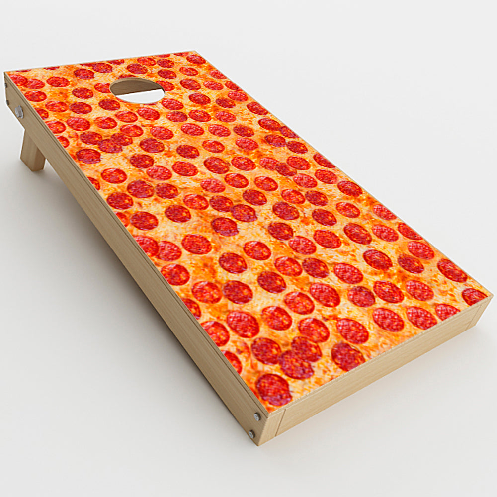  Pepperoni Pizza Yum  Cornhole Game Board (2 pcs.) Skin