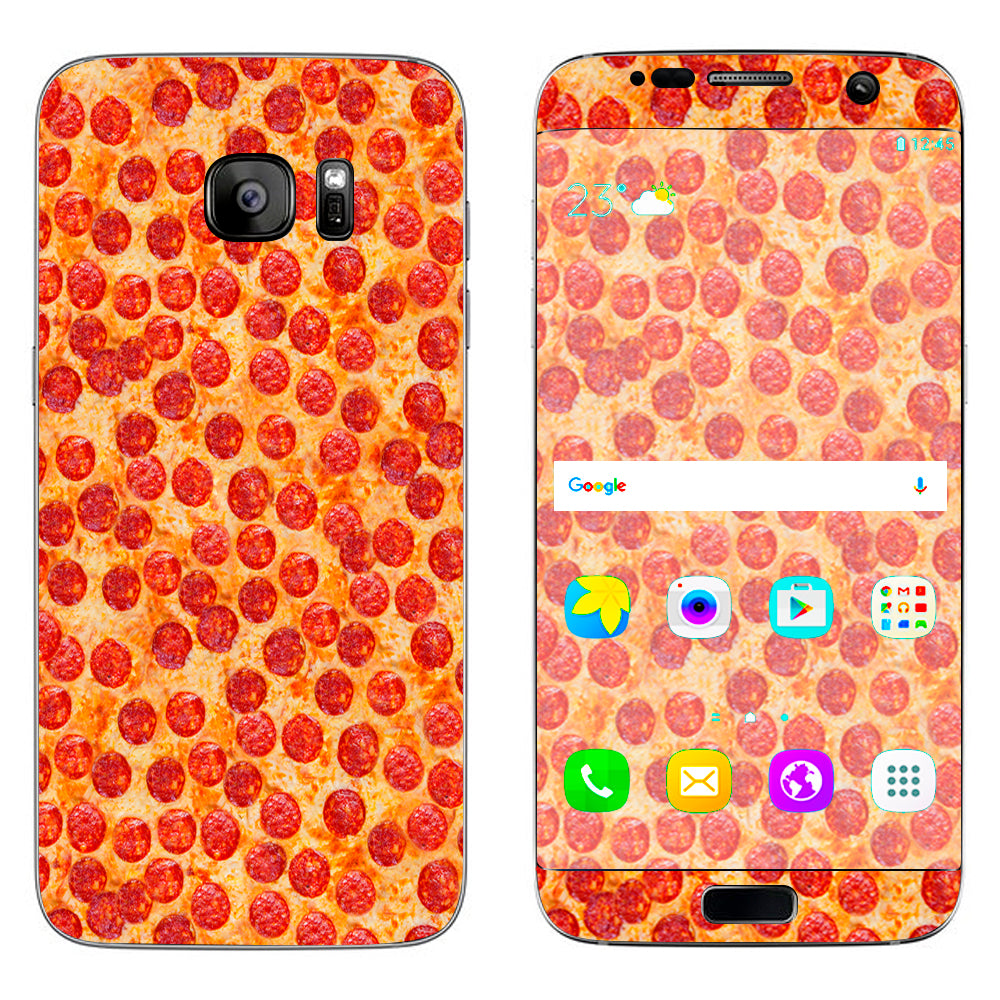  Pepperoni Pizza Yum Samsung Galaxy S7 Edge Skin