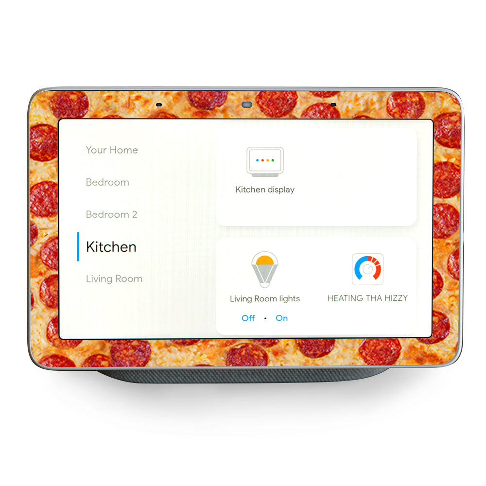 Pepperoni Pizza Yum Google Home Hub Skin