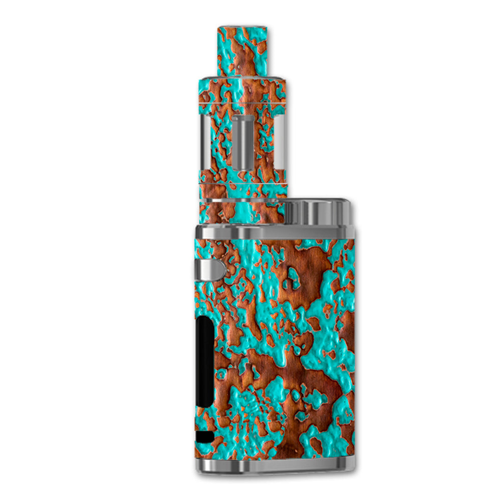  Blue Copper Patina eLeaf iStick Pico 75w Skin