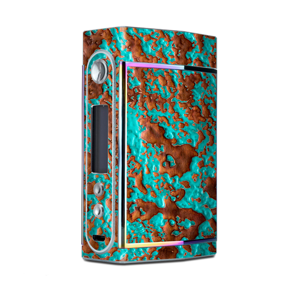  Blue Copper Patina Too VooPoo Skin