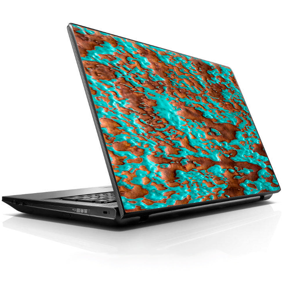  Blue Copper Patina HP Dell Compaq Mac Asus Acer 13 to 16 inch Skin
