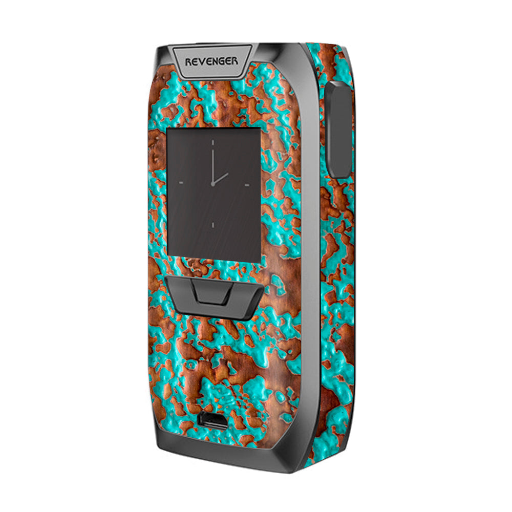  Blue Copper Patina Vaporesso Revenger Skin