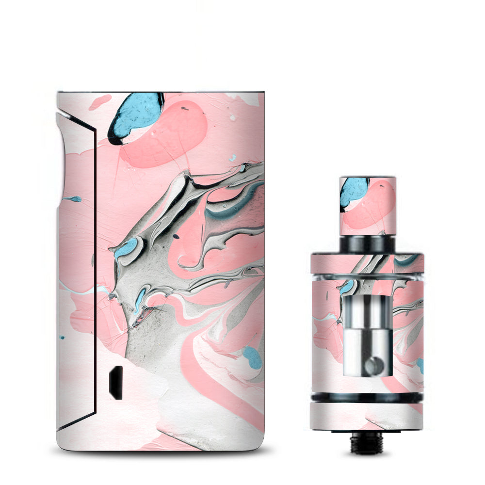  Pastel Marble Pink Blue Swirl Vaporesso Drizzle Fit Skin