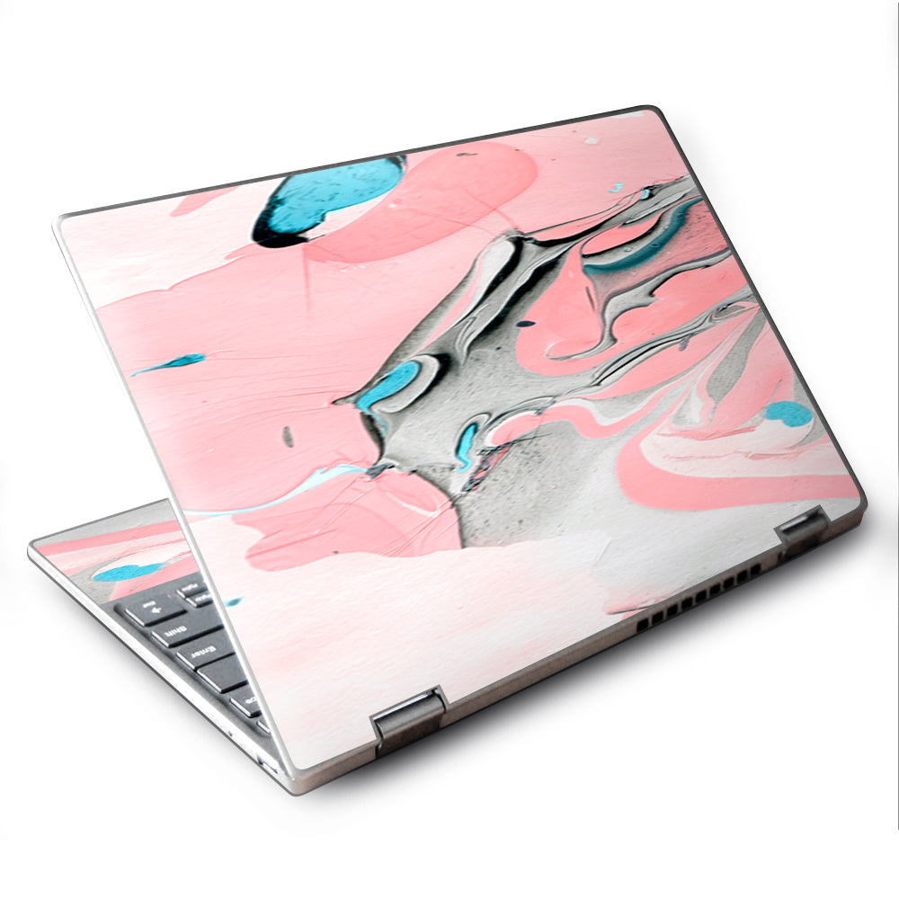  Pastel Marble Pink Blue Swirl Lenovo Yoga 710 11.6" Skin