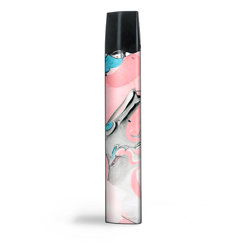  Pastel Marble Pink Blue Swirl Smok Infinix Ultra Portable Skin