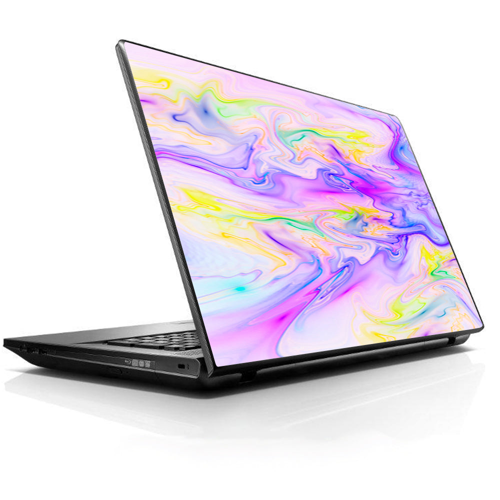  Pastel Marble Resin Pink Purple Swirls Mix HP Dell Compaq Mac Asus Acer 13 to 16 inch Skin