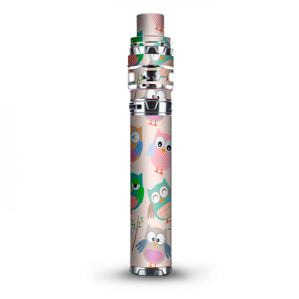  Cute Owls Pattern Cartoon Stick Prince TFV12 Smok Skin